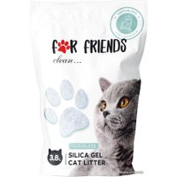 Наполнитель для туалета For Friends Силикагелевый TUZ799 3.8 л