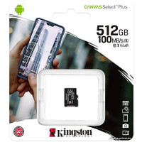 Карта памяти Kingston Canvas Select Plus microSDXC 512GB