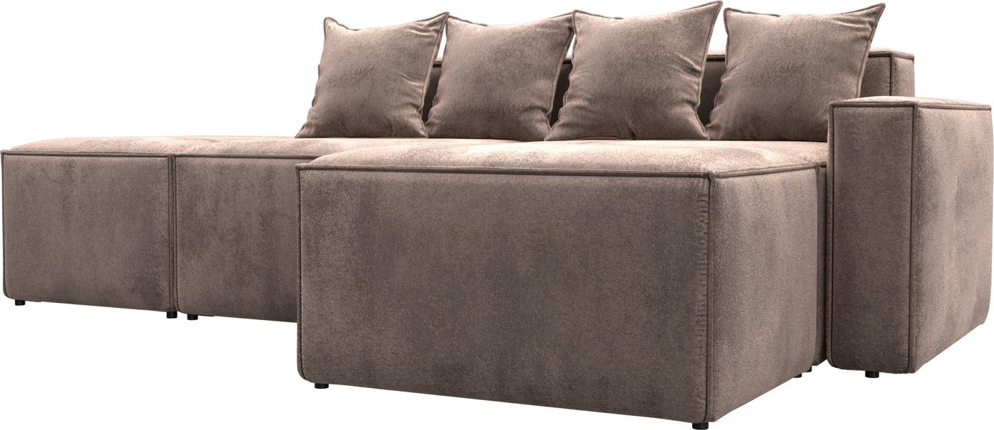 

Угловой диван Лига диванов Лига-063 угол правый 129793 (велюр Tower 05 бежевый)