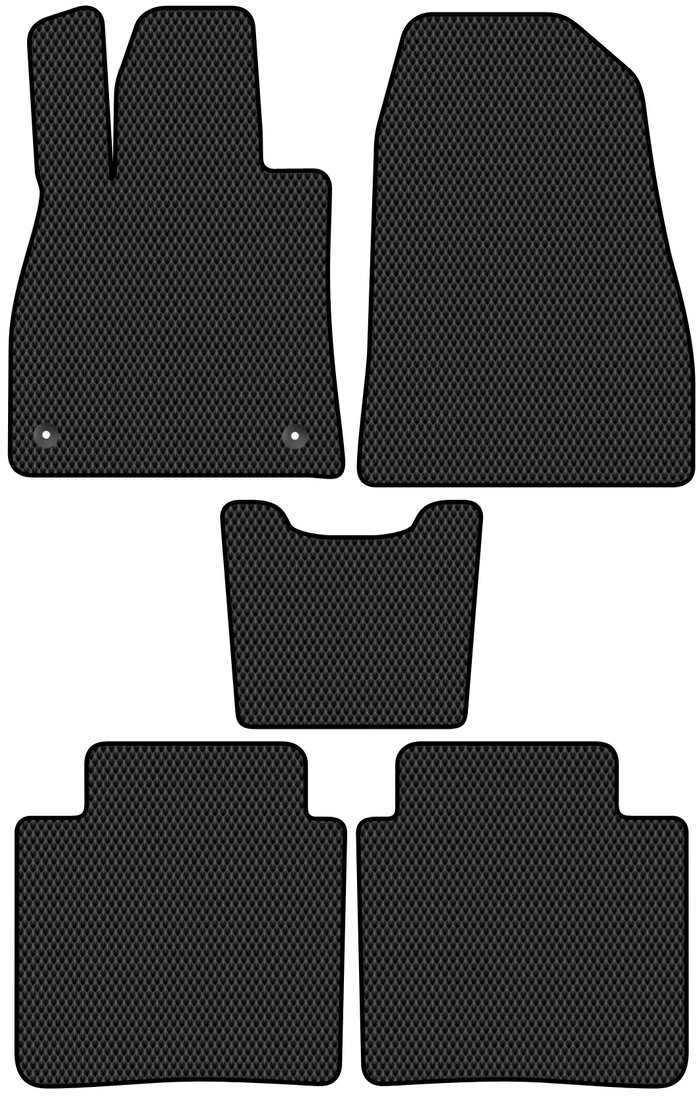 

Комплект ковриков для авто Alicosta Hongqi H5 II (седан / Cедан) 2022 - Н.В. (черный, ромб)