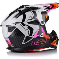 Мотошлем LS2 MX708 Fast II Wash (3XL, белый)