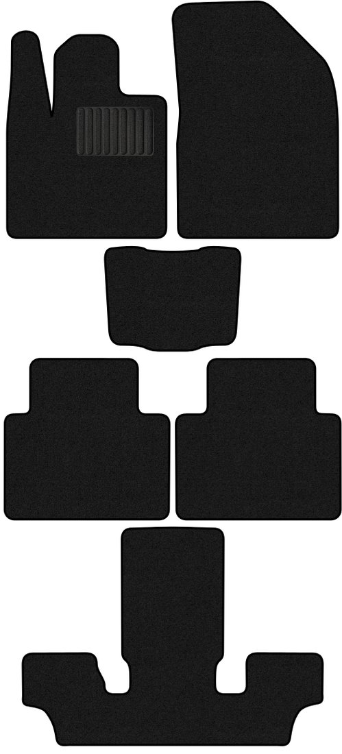 

Комплект ковриков для авто Alicosta EXEED VX I (suv / 3й рестайлинг) 2023 - Н.В. +3 ряд (ворс)