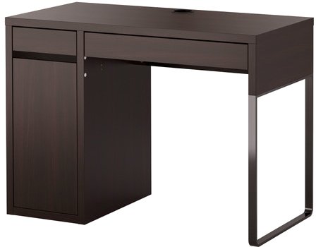 

Стол Ikea Микке 102.447.43 (черный/коричневый)