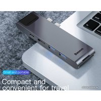 Док-станция Baseus Thunderbolt C+Pro 7-in-1 CAHUB-L0G