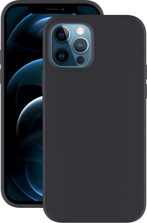 

Чехол для телефона Deppa Soft Silicone для Apple iPhone 12/12 Pro (черный)