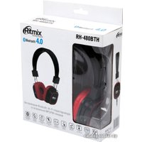Наушники Ritmix RH-480BTH (черный/красный)