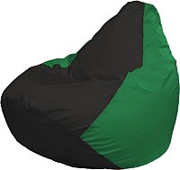

Кресло-мешок Flagman Груша Мега XXXL Г3.1-397 (черный/зеленый)