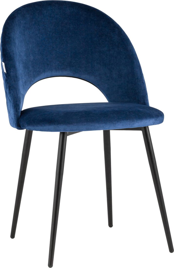 

Стул Stool Group Меган велюр c ромбами (синий)