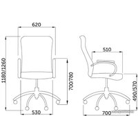 Офисное кресло AksHome Star 69782 (коричневый)