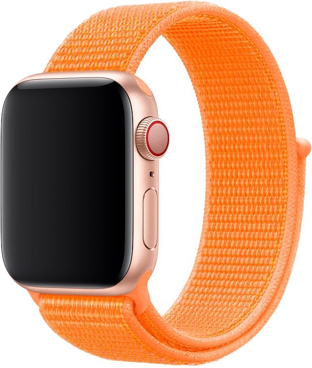 

Ремешок Apple из плетеного нейлона 40 мм (свежая папайя) MV6H2