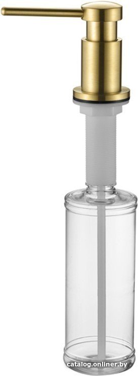 Дозатор для моющего средства Paulmark Brevit D005-G (золото)