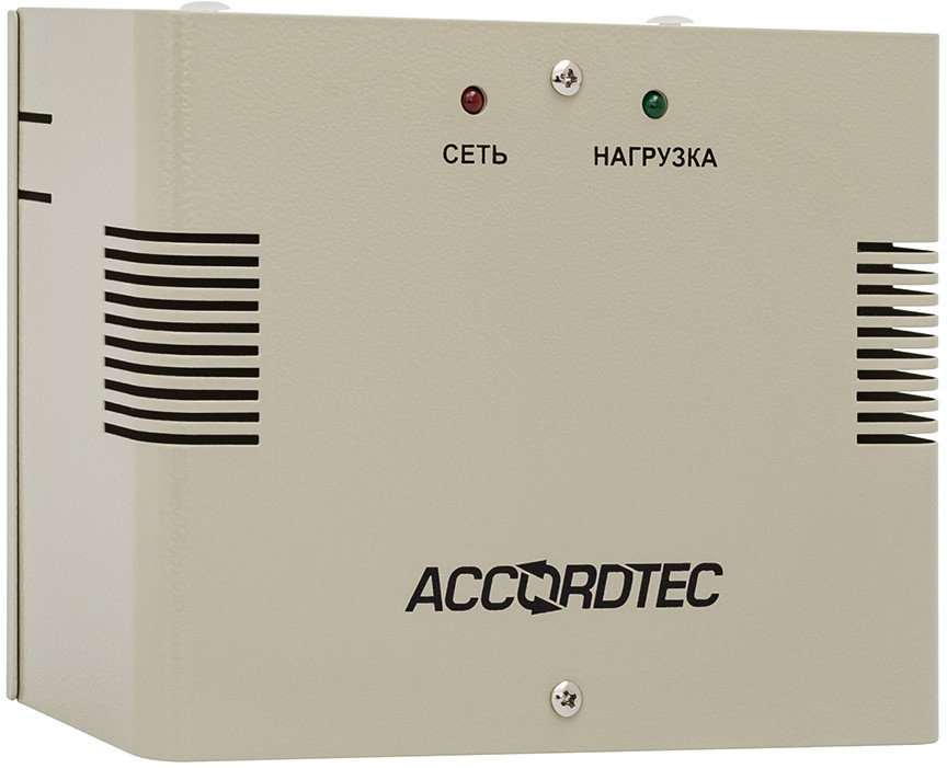 Источник бесперебойного питания AccordTec ББП-20 Lite (металл серый)