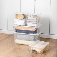 Ящик для хранения Econova Tex-Box 21 л 434207101 (бесцветный)