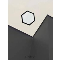 Вентиляционная решетка HOMY AIR гексагон AH100WT 17x15 (белая)