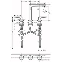 Смеситель Hansgrohe Metropol 32515670