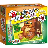 Пазл Topgame Веселые пазлы. Медвежонок с медом 01245