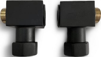 Американка Ariano 758SCH040504 г/ш 1/2-3/4 квадрат Black