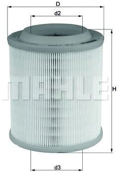 

Воздушный фильтр Mahle Knecht LX1275