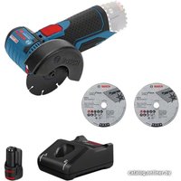 Угловая шлифмашина Bosch GWS 12V-76 Professional 0615990M3E (с 1-им АКБ 2 Ah)