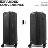 Чемодан-спиннер Verage Edinburgh 22019WS II-M 66 см (черный)