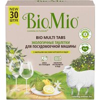 Таблетки для посудомоечной машины BioMio С маслами бергамота и юдзу (30 шт)