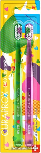 Набор зубных щеток Curaprox Ultrasoft D-0.10 Duo Love 2023 (2 шт)