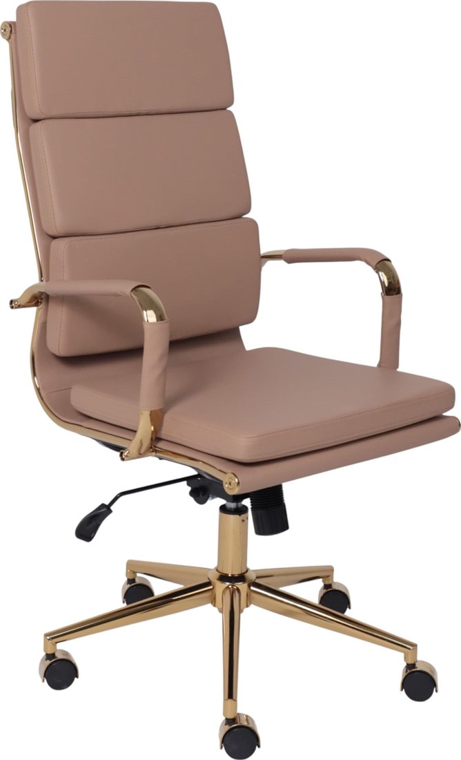 

Офисное кресло AksHome Indigo (кофейный/золотой)