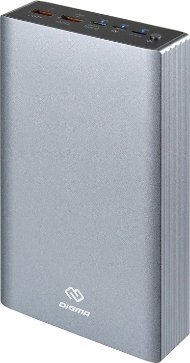 

Внешний аккумулятор Digma DG-PD-30000-SLV