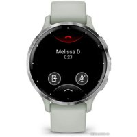 Умные часы Garmin Venu 3S (шалфей, с силиконовым ремешком)