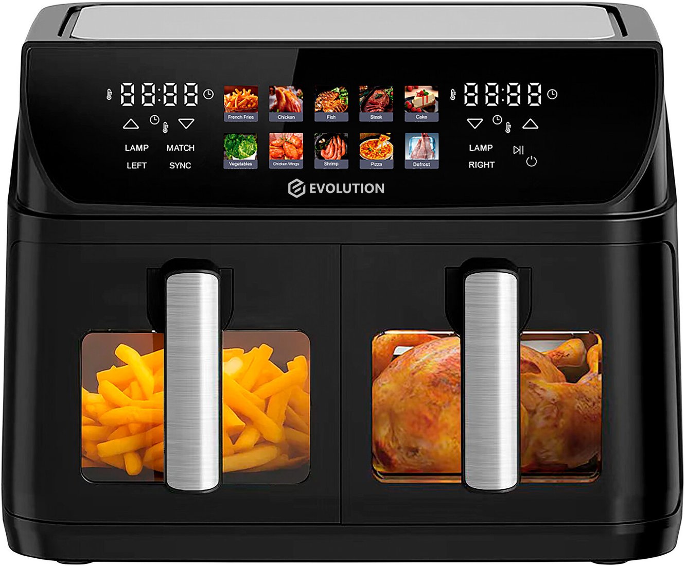 Аэрогриль (аэрофритюрница) Evolution AIRO 10400ТW Dual