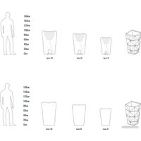 Кашпо Berkano Agava 100 (коричневый)