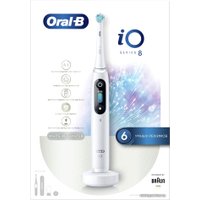 Электрическая зубная щетка Oral-B iO 8n (белый, 1 насадка)