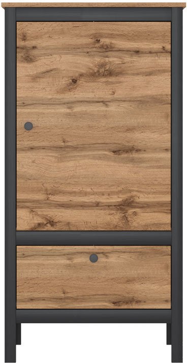 

Тумба Black Red White Loft REG1D1S/60 (дуб вотан/черный)