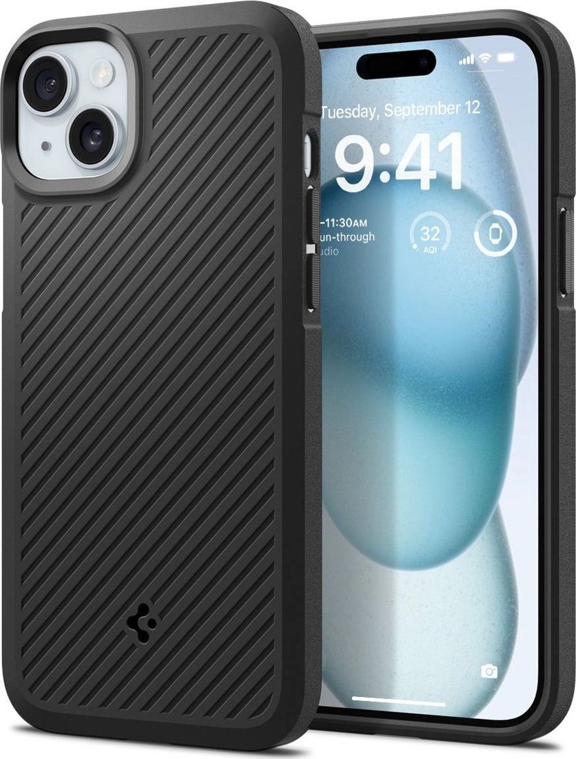 

Чехол для телефона Spigen Core Armor для iPhone 15 Plus ACS06454 (черный)