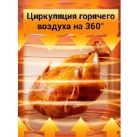 Аэрогриль (аэрофритюрница) KaringBee SZ-A805 (черный)