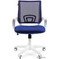 Офисное кресло CHAIRMAN 696 white (синий)