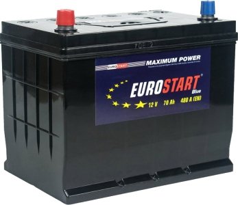 

Автомобильный аккумулятор Eurostart Blue Asia L+ (70 А·ч)