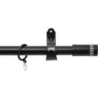 Карниз для штор Sundays Home Волна Имидж 25мм однорядный (черный матовый, 3м)