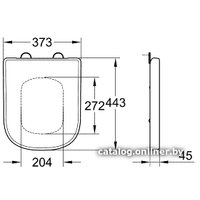 Унитаз напольный Grohe Euro Ceramic 39338000 + 39332000 + 39330000