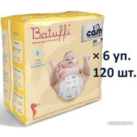 Подгузники CAM Pannolino Batuffi Midi 3 4-9 кг (120 шт)