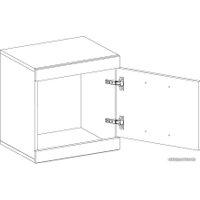 Тумба для обуви Anrex Oskar 1D Дуб Санремо
