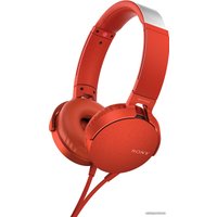 Наушники Sony MDR-XB550AP (красный)