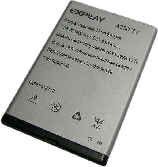 

Аккумулятор для телефона Explay A350TV