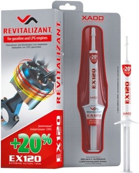 

Присадка в масло Xado Revitalizant EX120 для бензиновых двигателей 8мл