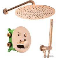 Душевая система  Rea Lungo Miler Rose Gold REA-P6613