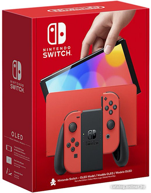 Игровая приставка Nintendo Switch OLED (Mario Red Edition)