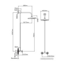 Душевая система  Diadonna D334-65