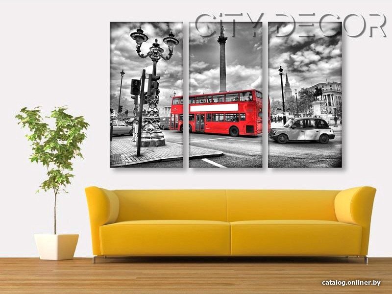 Модульная картина Citydecor Транспорт 7.22 75x117 см