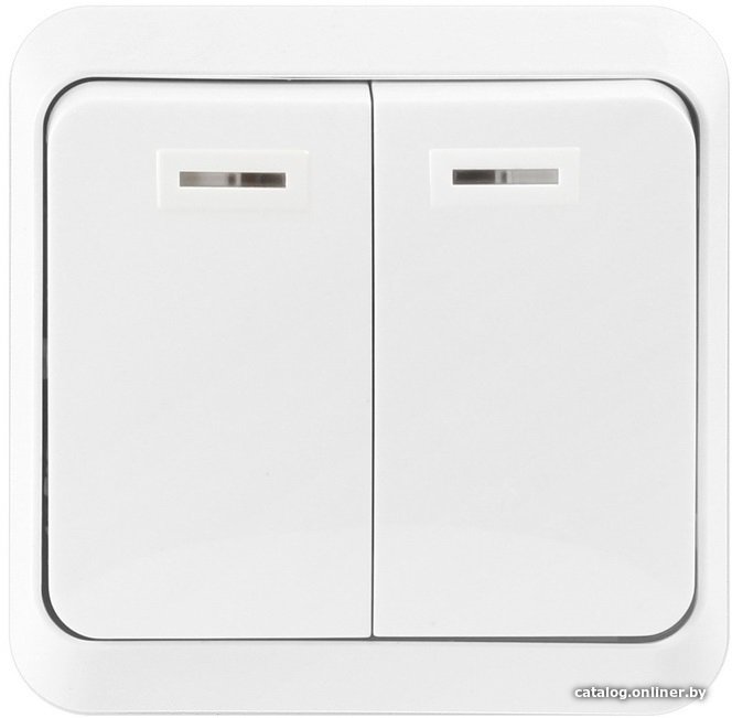 Выключатель SmartBuy SBE-03w-10-SW2-1