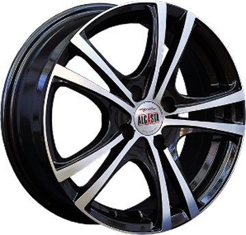 

Литые диски Alcasta M05 16x6.5" 4x100мм DIA 60.1мм ET 36мм BKF